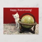 Postkruising - Tuffy McDuff rond het wereldkat Briefkaart (Voorkant)