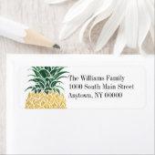 Postlabel anananas etiket (Insitu)