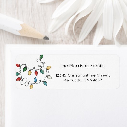 Postlabels, Kerstlabels, Adreslabels Etiket (Insitu)