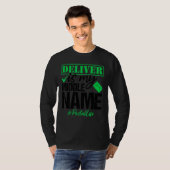 Postleven Postbeambte Postbode Levering Q T-shirt (Voorkant volledig)