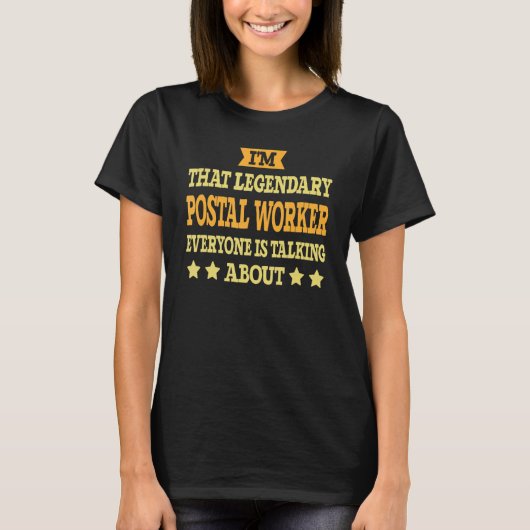 Postloontitel Werknemer T-shirt (Voorkant)