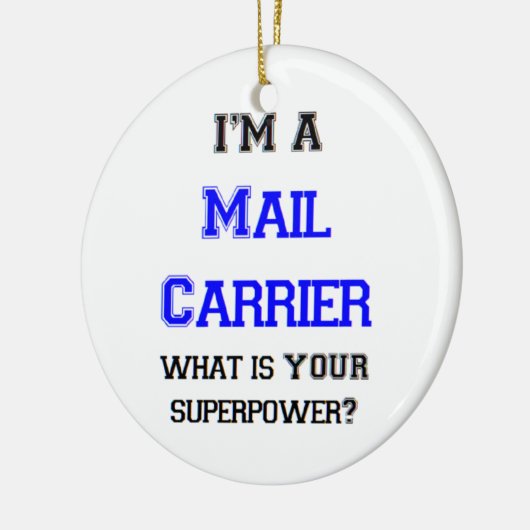 postmaatschappij keramisch ornament (Links)