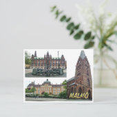 postmalmo briefkaart (Staand voorkant)