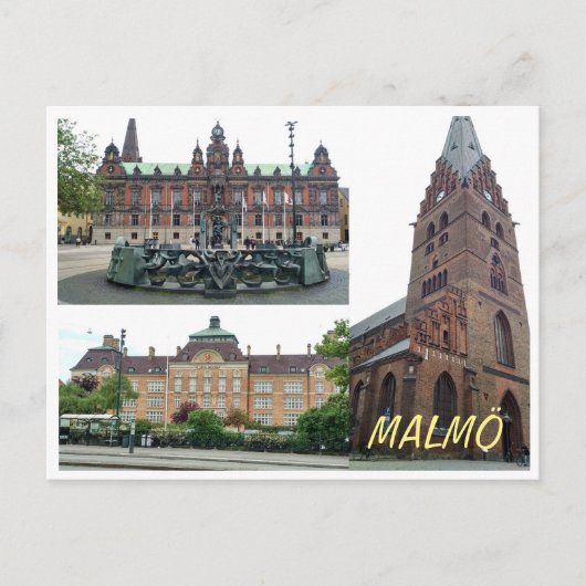 postmalmo briefkaart (Voorkant)