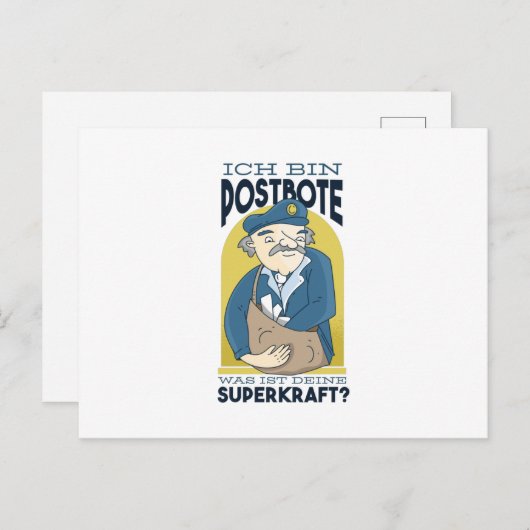 Postman Briefkaart (Voorkant / Achterkant)