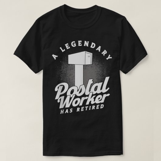 Postman een legendarische postbediende t-shirt (Design voorkant)