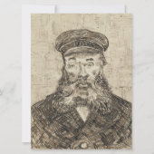 Postman Joseph Roulin (Sepia Sketch) (van Gogh) Kaart (Voorkant)