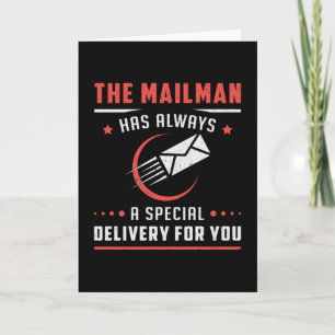 Postman Mailman Dag Post Post Levering Gift Idee Kaart