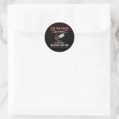 Postman Mailman Dag Post Post Levering Gift Idee Ronde Sticker (Tas)