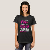 Postman Mom Postal Worker Wife  Mail Carrier Mothe T-shirt (Voorkant volledig)
