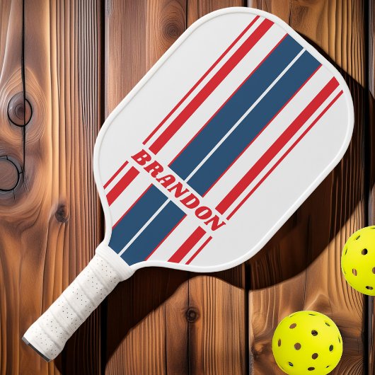 Postman Nostalgic Board Strepen met Naam Pickleball Paddle