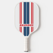 Postman Nostalgic Board Strepen met Naam Pickleball Paddle (Achterkant)