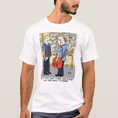 Postman Plays Golf. Postarbeider T-shirt (Voorkant)