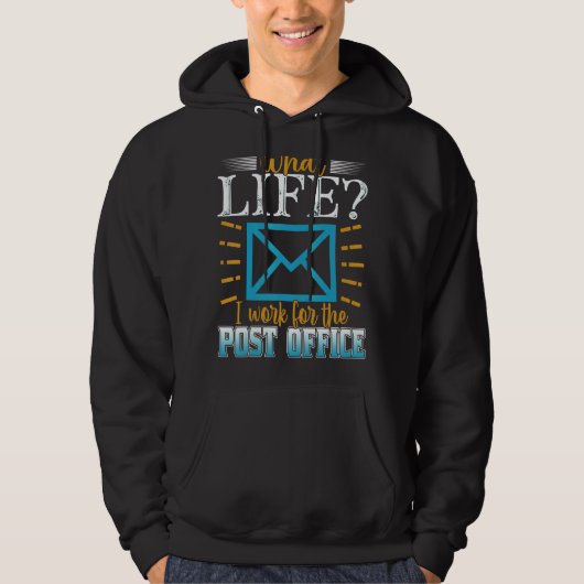 Postman Postal Worker Hoodie (Voorkant)