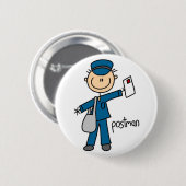 Postman Stick Figuur Button (Voorkant /achterkant)