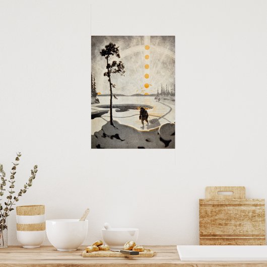 Postmannen van de wilde natuur | Arthur Heming | Poster (Keuken)