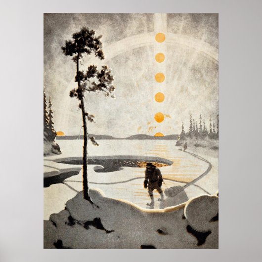 Postmannen van de wilde natuur | Arthur Heming | Poster (Voorkant)