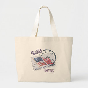 Postmark Duluth 55812 Grote Tote Bag
