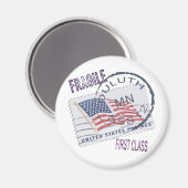 Postmark Duluth 55812 Magneet (Voorkant / Achterkant)