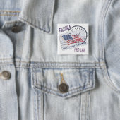 Postmark Duluth 55812 Vierkante Button 5,1 Cm (In situ)