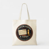 Postmarked & Tipsy Boodschaptas Tote Bag (Achterkant)
