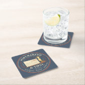 Postmarked & Tipsy Coaster Kartonnen Onderzetters (Insitu)