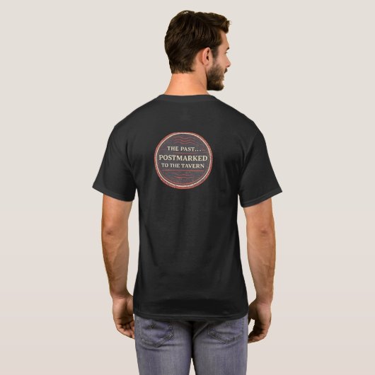 Postmarked & Tipsy T-shirt (Achterkant volledig)