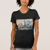 postmarkscripts vlinder Parijs Effiel Tower T-shirt (Voorkant)