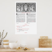 Postmassaevangelie en het Afblazen van de serverpo Poster (Keuken)