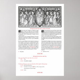 Postmassaevangelie en het Afblazen van de serverpo Poster