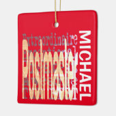 Postmaster Extraordinaire CUSTOM Keramisch Ornament (Links)