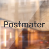 Postmaster Levering Driver Car Window Decal (Vel 2)