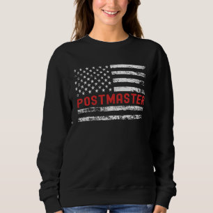 Postmaster VS Vlag Beroep Retro Baan Titel Trui