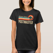 Postmeester Birthday Retro  Mannen Vader T-shirt (Voorkant)