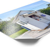 Postmeester Don in Ochopee, Florida Foto Afdruk (Hoek)