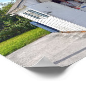 Postmeester Don in Ochopee, Florida Poster (Hoek)