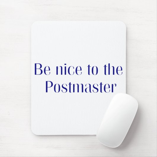 Postmeester Mousepad Muismat (Met muis)