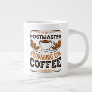 Postmeester op Coffee Caffeine Gift Grote Koffiekop