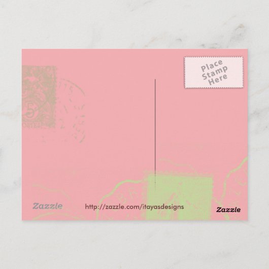  postmerken IV Briefkaarten (Achterkant)