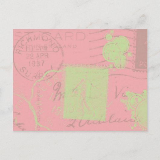  postmerken IV Briefkaarten (Voorkant)