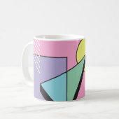 Postmodern geometrisch: Abstracte compositie Koffiemok (Voorkant links)