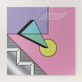 Postmodern geometrisch: Abstracte compositie Legpuzzel (Horizontaal)