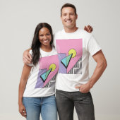 Postmodern geometrisch: Abstracte compositie T-shirt (Unisex)