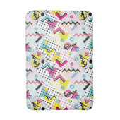 Postmodern Memphis Stijl Patroon Badmat (Voorkant Verticaal)
