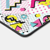 Postmodern Memphis Stijl Patroon Bureaumat (Hoek)