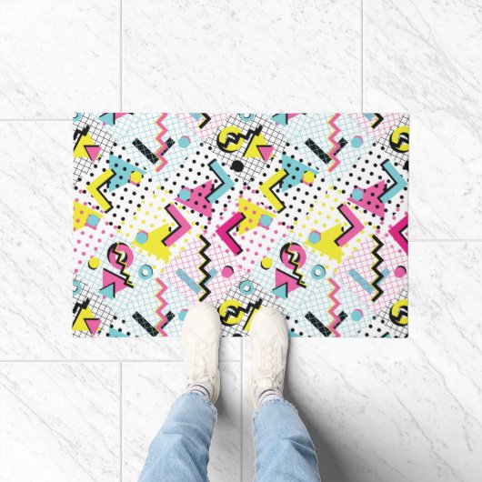 Postmodern Memphis Stijl Patroon Deurmat (Binnen)