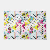 Postmodern Memphis Stijl Patroon Deurmat (Voorkant)