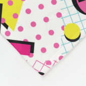 Postmodern Memphis Stijl Patroon Fleece Deken (Hoek)