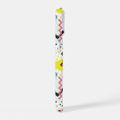 Postmodern Memphis Stijl Patroon iPhone 15 Case (Rechterkant)