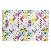 Postmodern Memphis Stijl Patroon Kussensloop (Achterkant-Links)